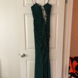 NWT Forest Green strapless dress sz 4